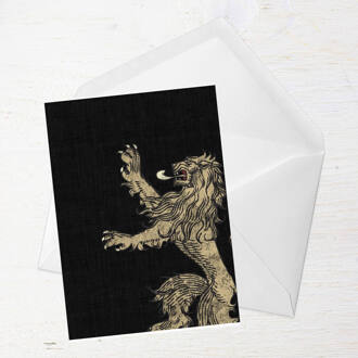 Game of Thrones House Lannister Greetings Card - Standard Card
