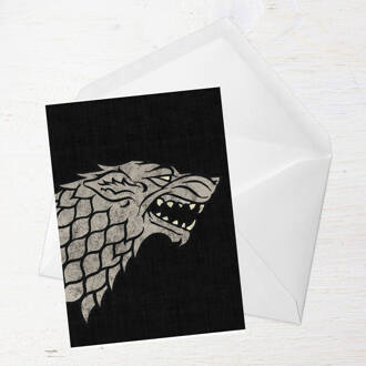 Game of Thrones House Stark Greetings Card - Standard Card