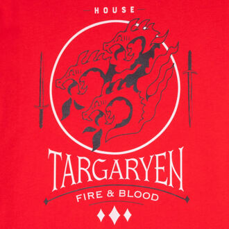 Game of Thrones House Targaryen Women's T-Shirt - Rood - L