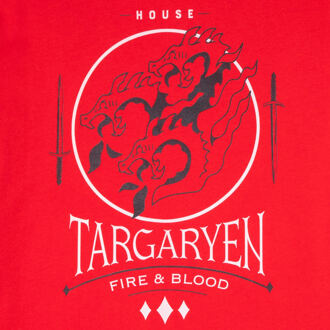 Game of Thrones House Targaryen Women's T-Shirt - Rood - XL - Rood