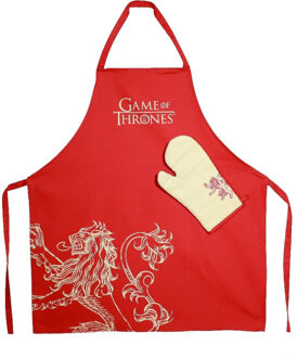 Game Of Thrones Keukenschort en ovenhandschoenen - Lannisters