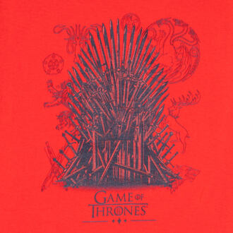 Game of Thrones The Iron Throne Men's T-Shirt - Rood - L - Rood