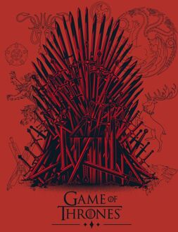 Game of Thrones The Iron Throne Men's T-Shirt - Rood - L
