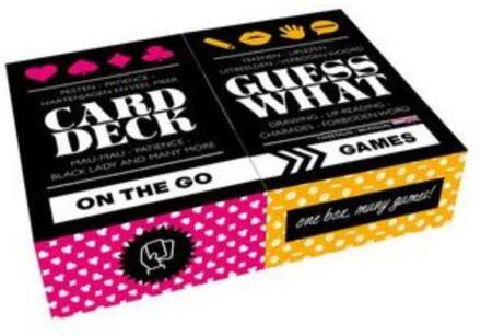 Game On! On The Go Games - 2-in-1 Card Deck En Guess What