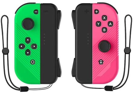 Game Schakelaar Draadloze Controller Links Rechts Bluetooth Gamepad Voor Nintend Schakelaar Ns Handgreep Controller Grip Voor Schakelaar Spel groen en roze