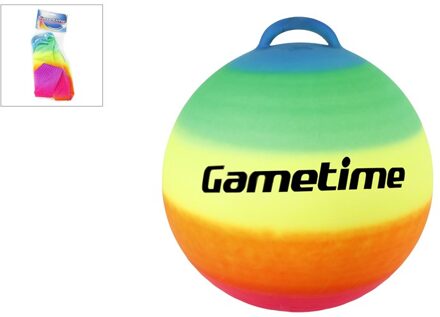 Gametime Regenboog skippybal 55cm Geel