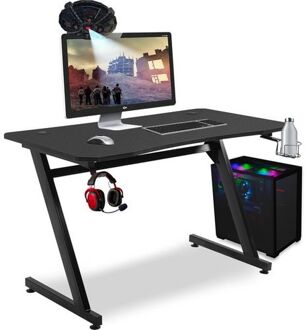 Gaming Bureau - Gaming Desk - Computer Tafel - 105 X 55 X 75 Cm - Zwart