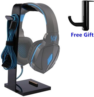 Gaming Headphone Stand Headset Houder Oortelefoon Ondersteuning Hanger Base Cradle W/Kabel Organizer Solide Basis voor Alle Hoofdtelefoon Size
