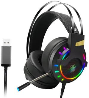 Gaming Headset Led Hoofdtelefoon Usb Wired Bass Stereo Headset Voor Pc Laptop Voor PS4 Xbox Een Computer Game-speler Oortelefoon