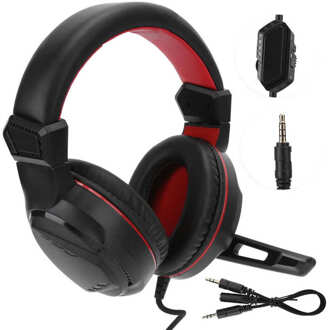 Gaming Headset Voor PS4 Pc 3.5Mm Wired Computer Gaming Hoofdtelefoon Hoofdtelefoon Met Microfoon Compatibel Met Schakelaar Pc PS3