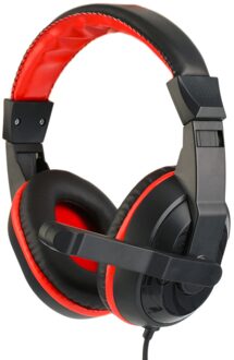 Gaming Hoofdtelefoon 3.5mm Verstelbare Stereo Type ruisonderdrukking Computer Headset Met Microfoons Voor PC Gamer zwart en rood