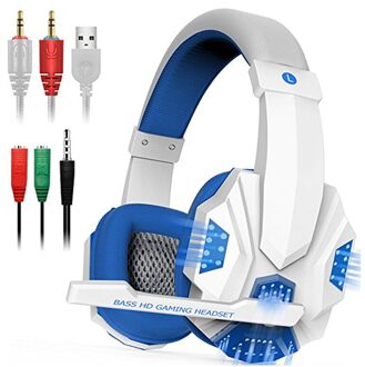 Gaming Hoofdtelefoon Headset Diepe Bas Stereo Wired Gamer Oortelefoon Microfoon Met Backlit Voor PS4 Pc Laptop Hoofdtelefoon 03