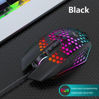 Gaming Muis X801 7 Knoppen Usb Wired Hollow Mouse 6 Speed 8000 Dpi Verstelbare Verlichting Muizen Voor Computer Voor Gamer accessoires