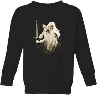 Gandalf Kids' Sweatshirt - Black - 110/116 (5-6 jaar) - Zwart
