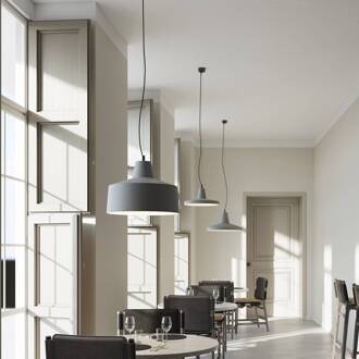 Gangster hanglamp, grijs, Ø 48 cm, keramiek, E27