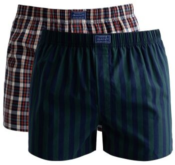 Gant 2 stuks Cotton Stripe Boxer Shorts Versch.kleure/Patroon,Blauw - Medium,Large,X-Large,XX-Large