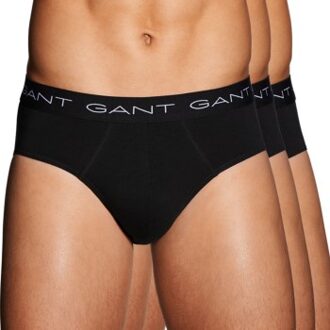 Gant 3 stuks Cotton Stretch Briefs * Actie * Zwart,Versch.kleure/Patroon,Wit,Blauw - X-Large