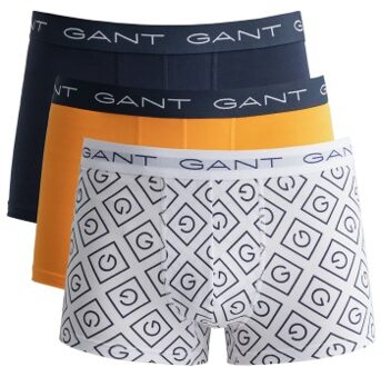 Gant 3 stuks Icon G Trunk * Actie * Blauw,Groen,Versch.kleure/Patroon,Geel - Medium,Large,X-Large,XX-Large