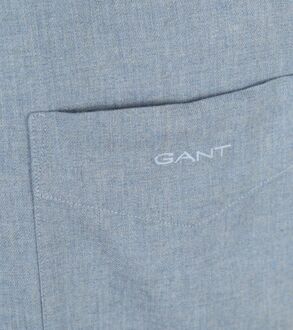 Gant Blauwe overhemden met lange mouwen Gant , Blue , Heren