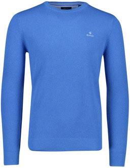 Gant Blauwe Trui Gant , Blue , Heren - 3Xl,4Xl,5Xl