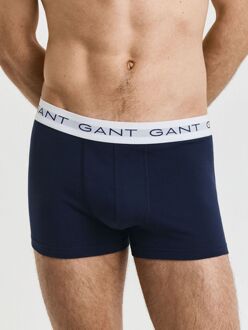 Gant Boxershorts 3-Pack Rood Donkerblauw - XXL