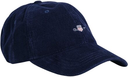 Gant Cap Corduroy Navy - Donkerblauw