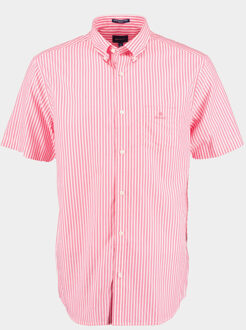 Gant Casual hemd lange mouw reg broadcloth stripe bd ss 3062001/606 Roze - XL