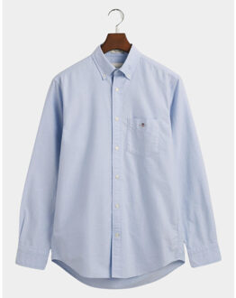 Gant Casual hemd lange mouw regular fit oxford 3000200/455 Blauw - XXL
