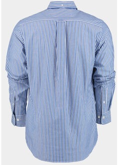 Gant Casual hemd lange mouw regular fit poplin 3000130/436 Blauw