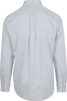 Gant Casual Overhemd Honeycomb Texture Lichtblauw - M