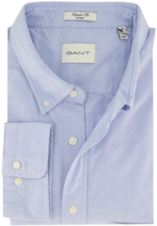 Gant Casual overhemd in lichtblauw Gant , Blue , Heren - Xl,L,M,4Xl,5Xl,3Xl
