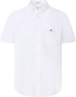 Gant Casual overhemd met korte mouwen Wit - L