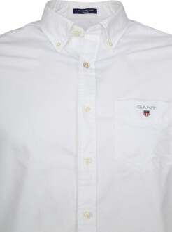 Gant Casual Overhemd Oxford Wit - XL