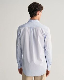 Gant Casual Overhemd Poplin Lichtblauw - S,L,XL,M,XXL,4XL
