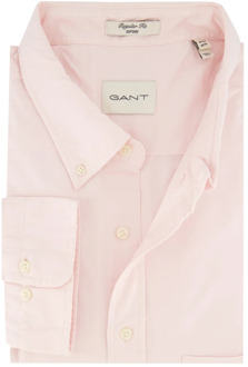 Gant Casual Roze Overhemd Gant , Pink , Heren - Xl,L,M,4Xl,5Xl,3Xl