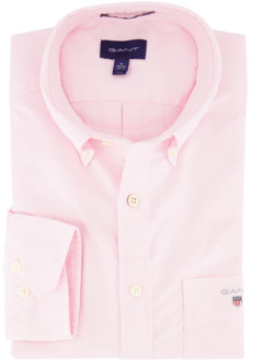 Gant Casual Roze Overhemd Gant , Pink , Heren - XL