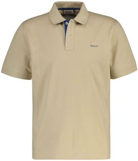 Gant Contrast Piqué Polo Heren - L