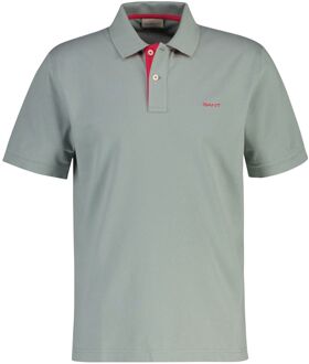Gant Contrast Piqué Polo Heren - XL