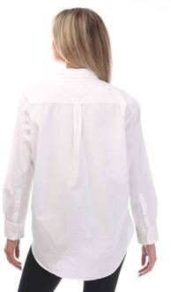 Gant Dames/Dames Luxe Poplin Relaxed Fit Overhemd (Wit)