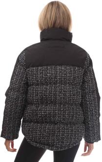 Gant Dames/Dames Tweed Donzen Jas (Zwart) - L