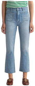 Gant Flare Jeans voor Vrouwen Gant , Blue , Dames - W33,W30,W29,W27,W28