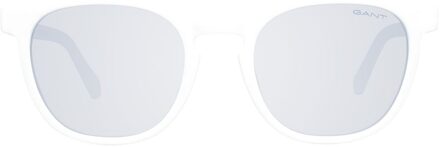 Gant G7001 Witte Ronde Zonnebril - One Size