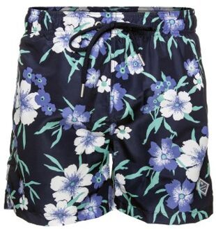 Gant Garden Floral Swim Shorts Classic Fit * Actie * Blauw - Small