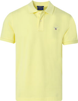Gant Gele Polo Shirt 2201 719 Gant , Yellow , Heren - Xl,3Xl