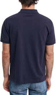 Gant Heren Archive Shield Geborduurd Poloshirt (Blauw) - maat