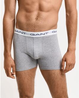 Gant Heren Boxershort (Pakket van 3) (Grijs) - maat S