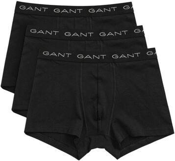 Gant Heren Boxershort (Pakket van 3) (Zwart) - maat S