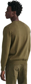 Gant Heren Classic Crew Neck Sweatshirt (Groen) - maat XL