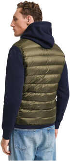 Gant Heren Donzen Gilet (Groen) - M