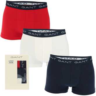 Gant Heren Gant 3-pack zwembroek in Multi kleur - maat L Veelkleurig